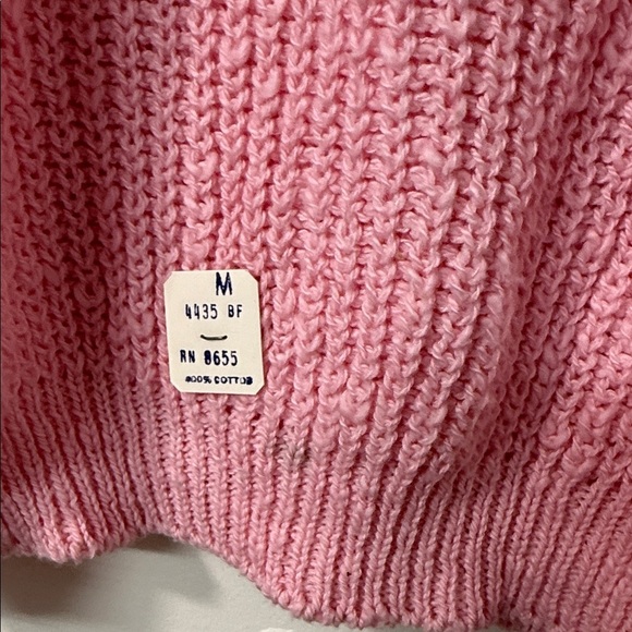 Chic Pink Knit Tank Top 1980’s - Picture 2 of 4
